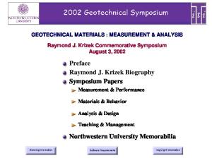 Geotechnical materials measurement and analysis