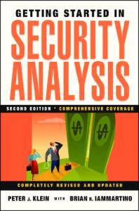 Getting Started in Security Analysis (Getting Started In.....)