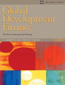 Global Development Finance 2008 (Complete Print Edition) (Global Development Finance)