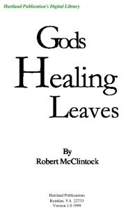 God's Healing Leaves