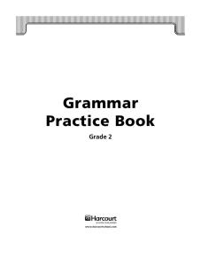Grammar Practice Book-Grade 2