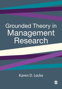 Grounded Theory in Management Research (SAGE Series in Management Research)