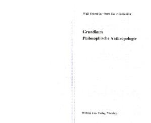 Grundkurs Philosophische Anthropologie