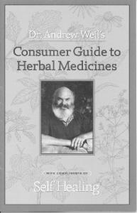 Guide to herbal medicines
