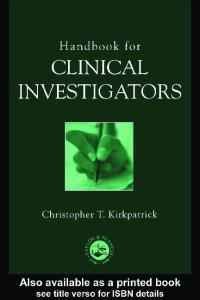Handbook For Clinical Investigators