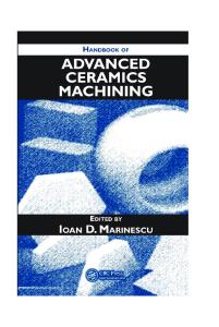 Handbook of Advanced Ceramics Machining