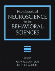 Handbook of Neuroscience for the Behavioral Sciences, 2 Volume Set