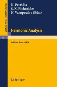 Harmonic Analysis, Iraklion 1978