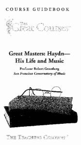 Haydn - His Life and Music