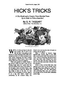 Hicks Tricks