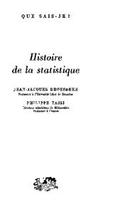 Histoire de la statistique