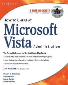 How to Cheat at Microsoft Vista Administration (How to Cheat)