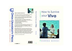 How to Survive Your Viva
