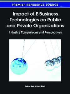 Impact of E-Business Technologies on Public and Private Organizations: Industry Comparisons and Perspectives