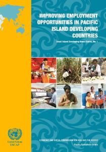 Improving Employment Opportunities in Pacific Island Developing Countries (Small Island Developing States)