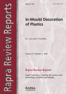 In-Mould Decoration of Plastics (Rapra Review Reports)