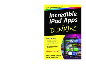 Incredible iPad Apps For Dummies