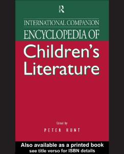 International Companion Encyclopedia Of Children's Literature