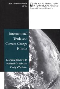 International Trade and Climate Change Policies (Trade and Environment Series)