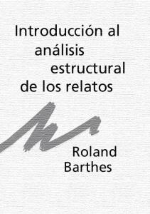 Introduccion Analisis Estructural De Los Relato