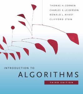 Introduction to Algorithms (Third Edition)