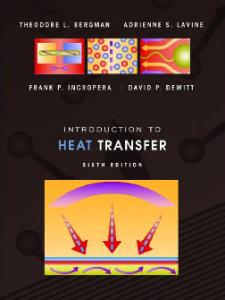 Introduction to Heat Transfer, Sixth Edition