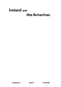 Ireland and the Americas: Culture, Politics, and History (Transatlantic Relations)