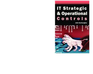 IT Strategic and Operational Controls