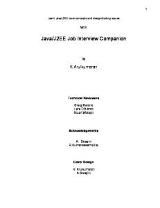 J2EE Job Interview Companion