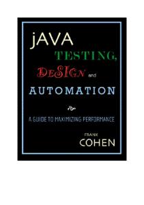 Java Testing, Design, and Automation