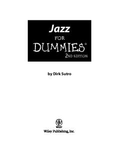 Jazz For Dummies, 2nd edition (Dummies)