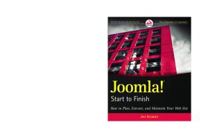 Joomla! Start to Finish: How to Plan, Execute, and Maintain Your Web Site