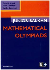 Junior balkan mathematical olympiads