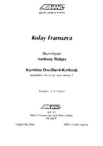 Kolay fransizca : Méthode de français à destination des apprenants de langue turque