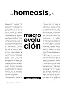 La Homeosis Y La Macroevolucion