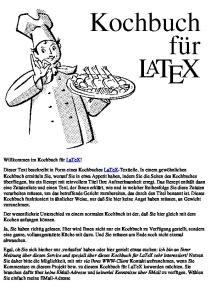LaTeX Kochbuch