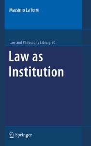 Law as Institution