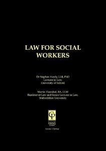 Law For Social Workers