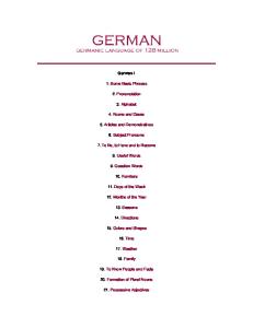Learning German. Germanic language of 128 million