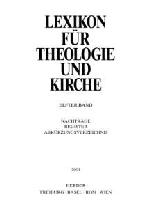 Lexikon für Theologie und Kirche (LThK3) - Band 11