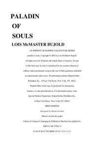Lois McMaster Bujold - Chalion 2 - Paladin of Souls