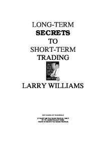 Long-Term Secrets to Short-Term Trading