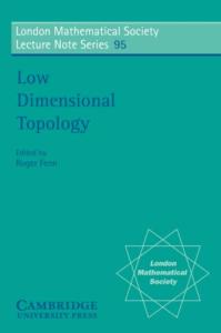 Low Dimensional Topology (London Mathematical Society Lecture Note Series)