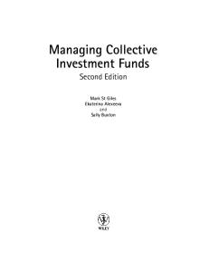 Managing Collective Investment Funds