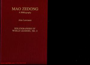 Mao Zedong: A Bibliography (Bibliographies of World Leaders)