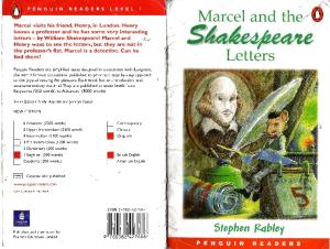 Marcel and the Shakespeare Letters: Peng1:Marcel & Shake. Letters NE