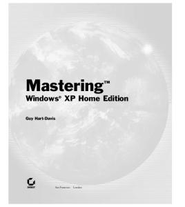 Mastering Windows XP Home Edition, 2nd Edition