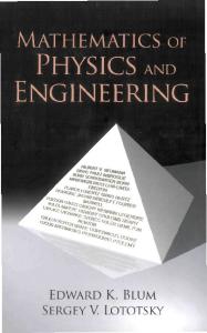 Mathematics of Physics and Engineering: Selected Topics
