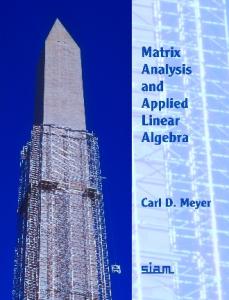 Matrix Analysis And Applied Linear Algebra
