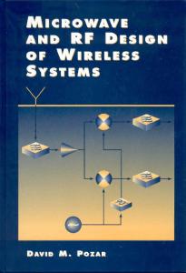 Microwave and Rf Design of Wireless Systems - Book